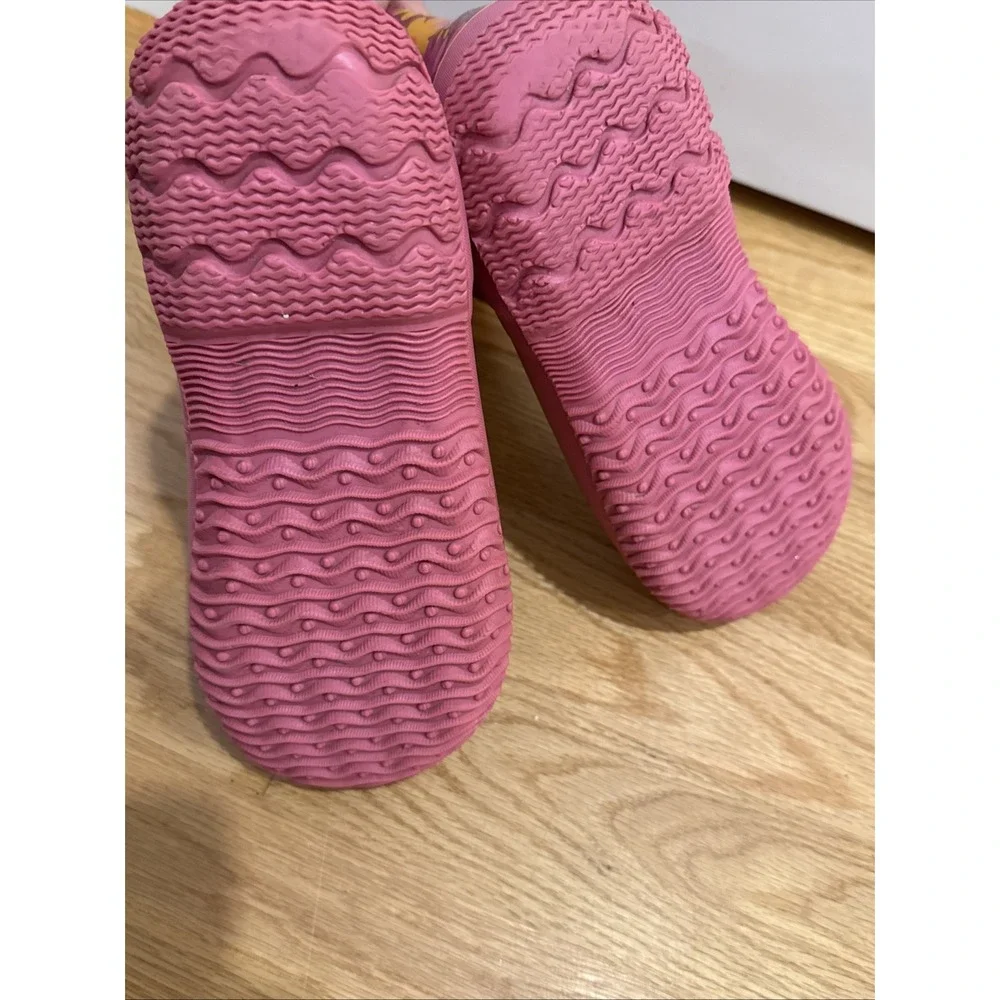 Bogs Flower Dots Youth Girls Size 6 Pink Floral Waterproof Winter Snow Boots